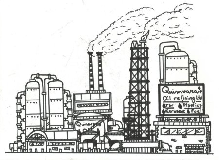 Завод раскраска