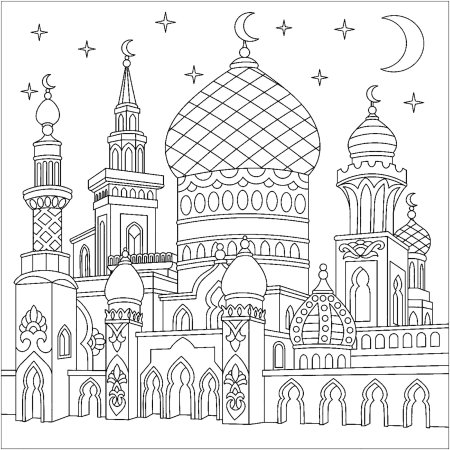 Мусульманские раскраски