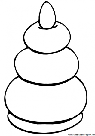 Пирамидка раскраска