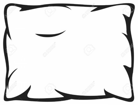 Подушка силуэт