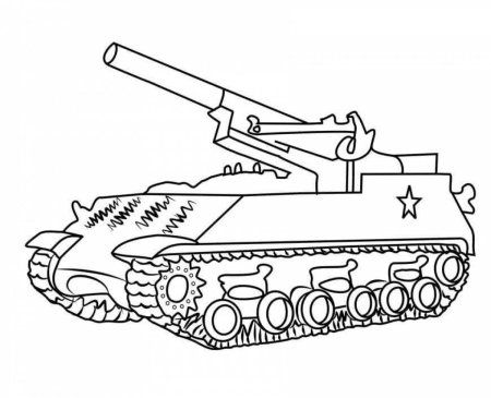 Раскраска танки