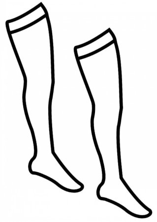 Чулки раскраска