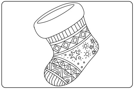 Чулки с рисунком