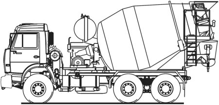 Сб-127 автобетоносмеситель