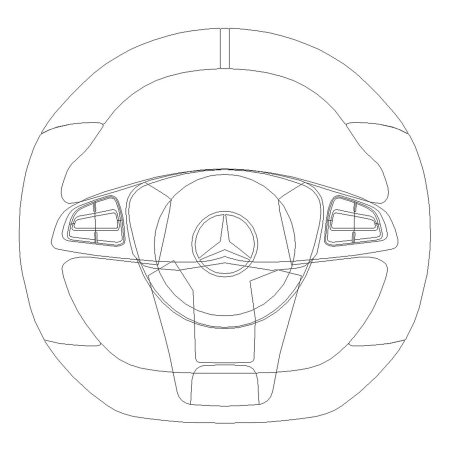 Раскраски руль автомобиля