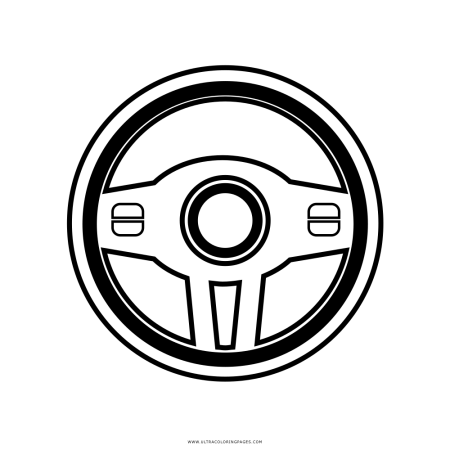 Руль раскраска