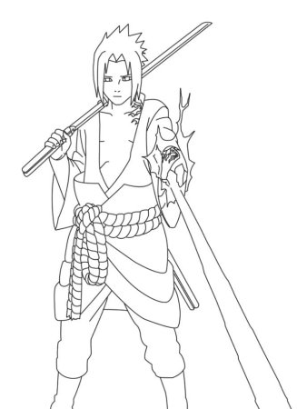 Саске Lineart