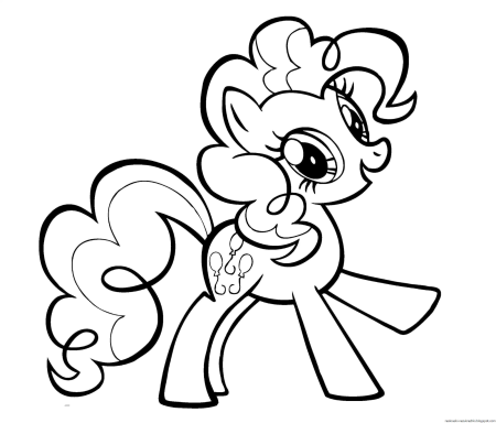 My little Pony раскраска
