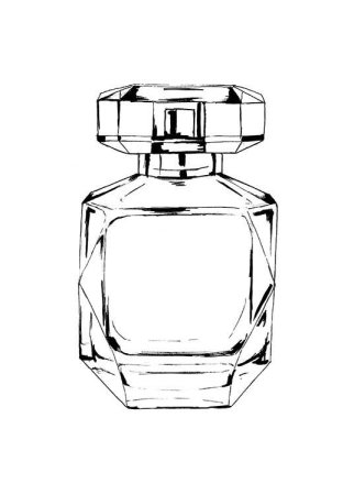 Эскиз флакона духов