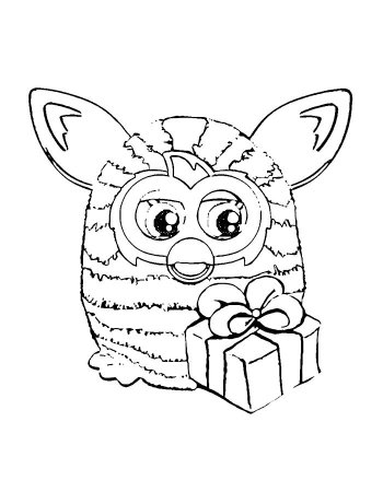 Разукрашки Ферби бум