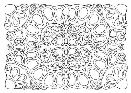 Ковер раскраска