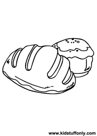 Раскраска хлеб