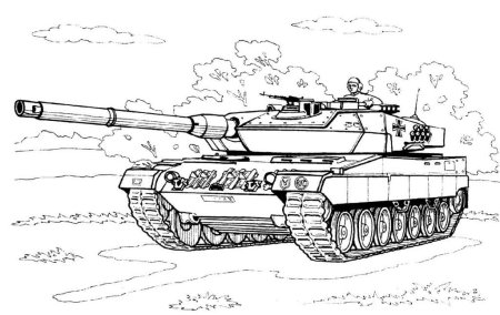 Танк ИС 3 раскраска