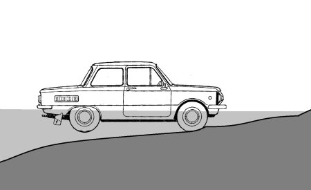 ЗАЗ 968 сбоку рисунок