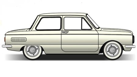 ЗАЗ 968 сбоку