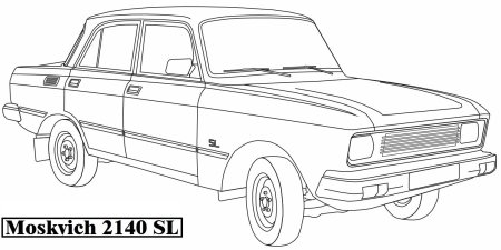 Москвич 2140 распечатки