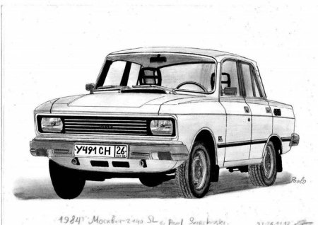 Москвич 2140 SL чертежи