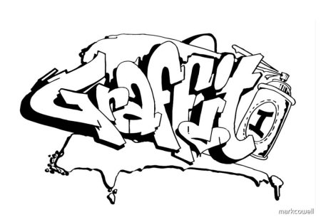 Скетчи граффити
