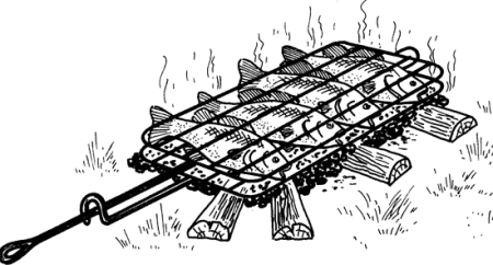 Барбекю раскраска