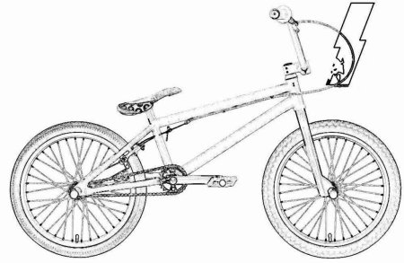 Чертёж фингер BMX