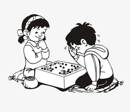 Игра в шахматы рисунок