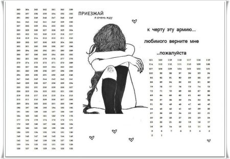 Календарь ждущей девушки