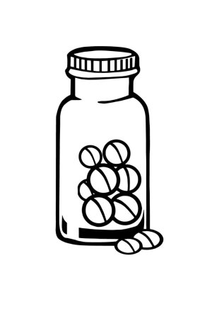 Раскраска таблетки