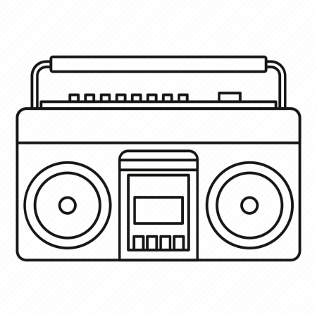 Магнитофон 90-х вектор