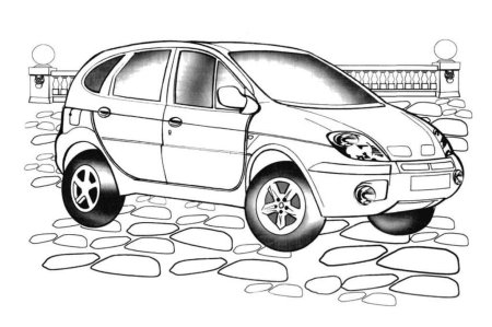 Раскраска Renault Duster