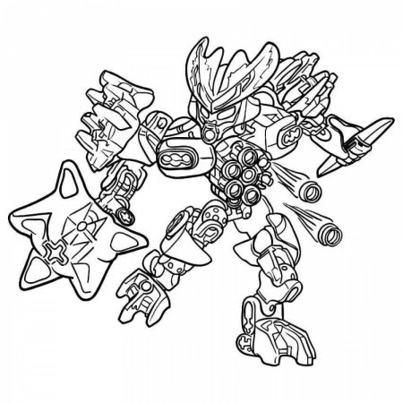 Раскраска LEGO Bionicle