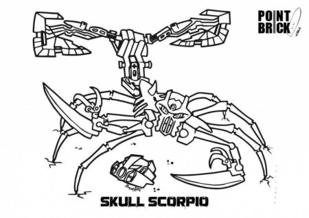 Раскраска LEGO Bionicle