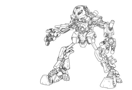 Раскраска LEGO Bionicle