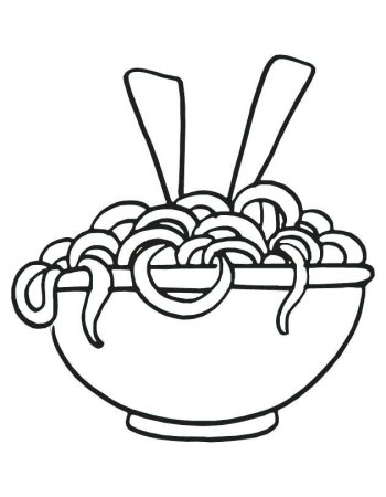 Раскраска макарони