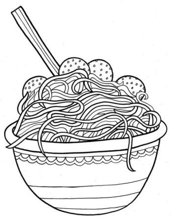 Раскраска макарони