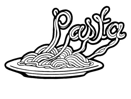 Pasta раскраска