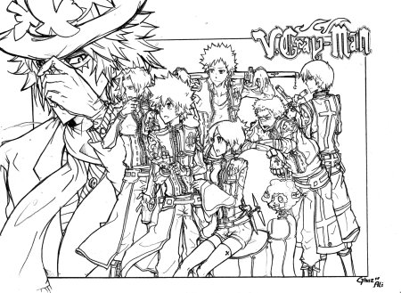 Учитель мафиози реборн раскраска