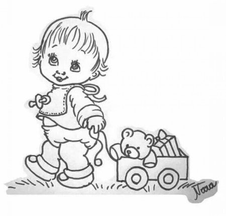 Раскраски реборн куклы
