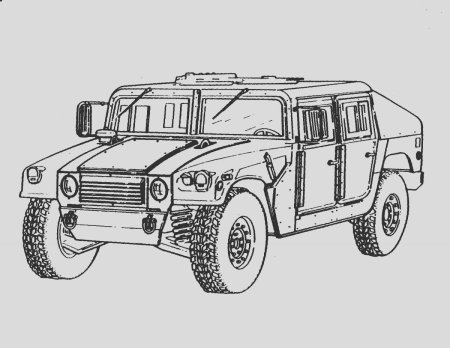 Хаммер н2 раскраска