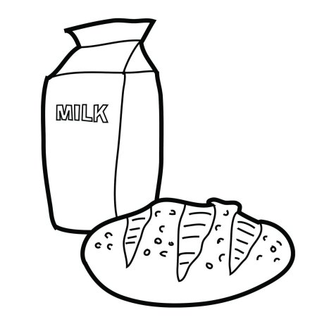 Раскраска продукты