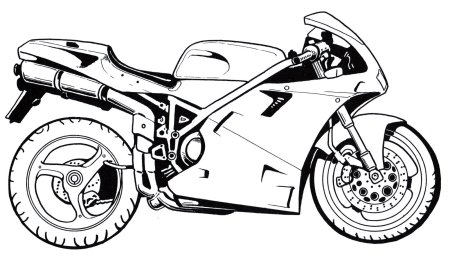 Honda vfr750 рисунок