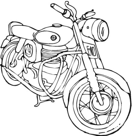 Раскраска мотоциклов Harley Davidson