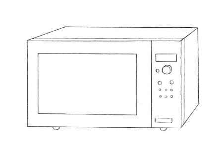 Микроволновка раскраска