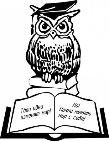 Сова с книгой