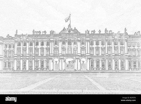 Эрмитаж Санкт-Петербург раскраска
