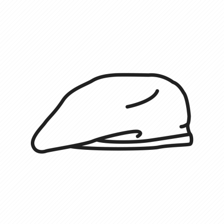 Берет нарисованный