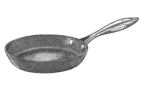 Сковородка рисунок