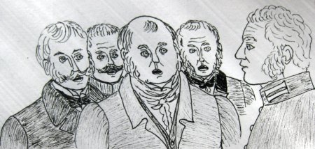 Рисунок к комедии Ревизор