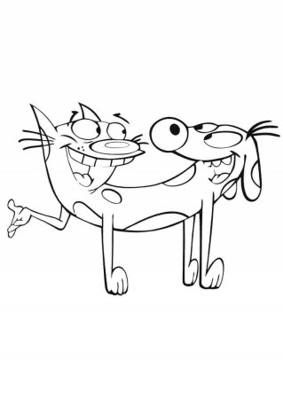 Котопес рисунок