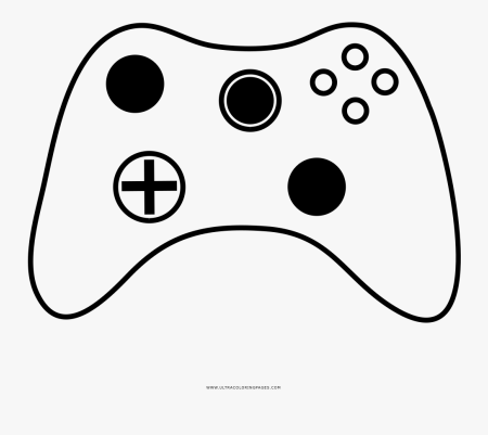 Геймпад Xbox 360 раскраска