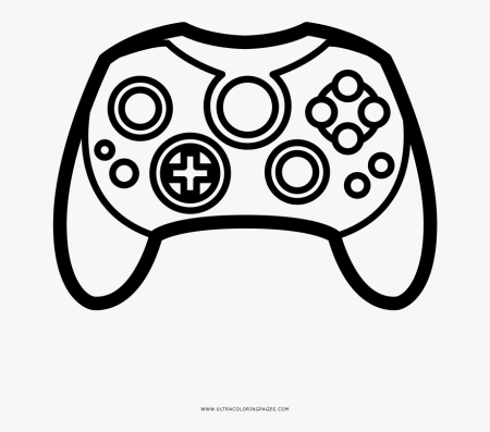 Геймпад Xbox 360 раскраска